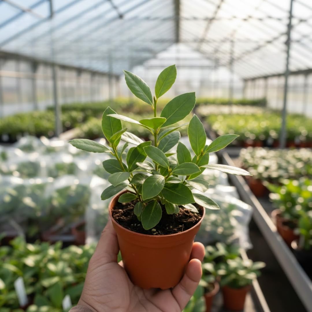 Bay Laurel Tree Live for Planting in 4-6 Inch Tall | Aromatic Bay Leaf Plant Live Herb | Live Bay Leaf Tree for Cooking | Ideal for Home Garden & Cooking Décor