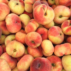 Large Donut Peach Fruit Tree Live Plant | 30-36 Inches Tall in 3 Gallon Pot | Sweet Yellow Red Peaches | Low Chill Nectarine Tree Seedling for Home Growers | No Ship to CA,HI,AK