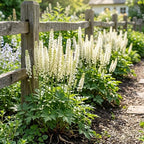 20 Black Cohosh Roots Bugbane Live Plants, Easy Care Actaea Racemosa, Shade Plants Outdoor Perennial with Tall White Flower Spikes for Woodland Gardens & Borders