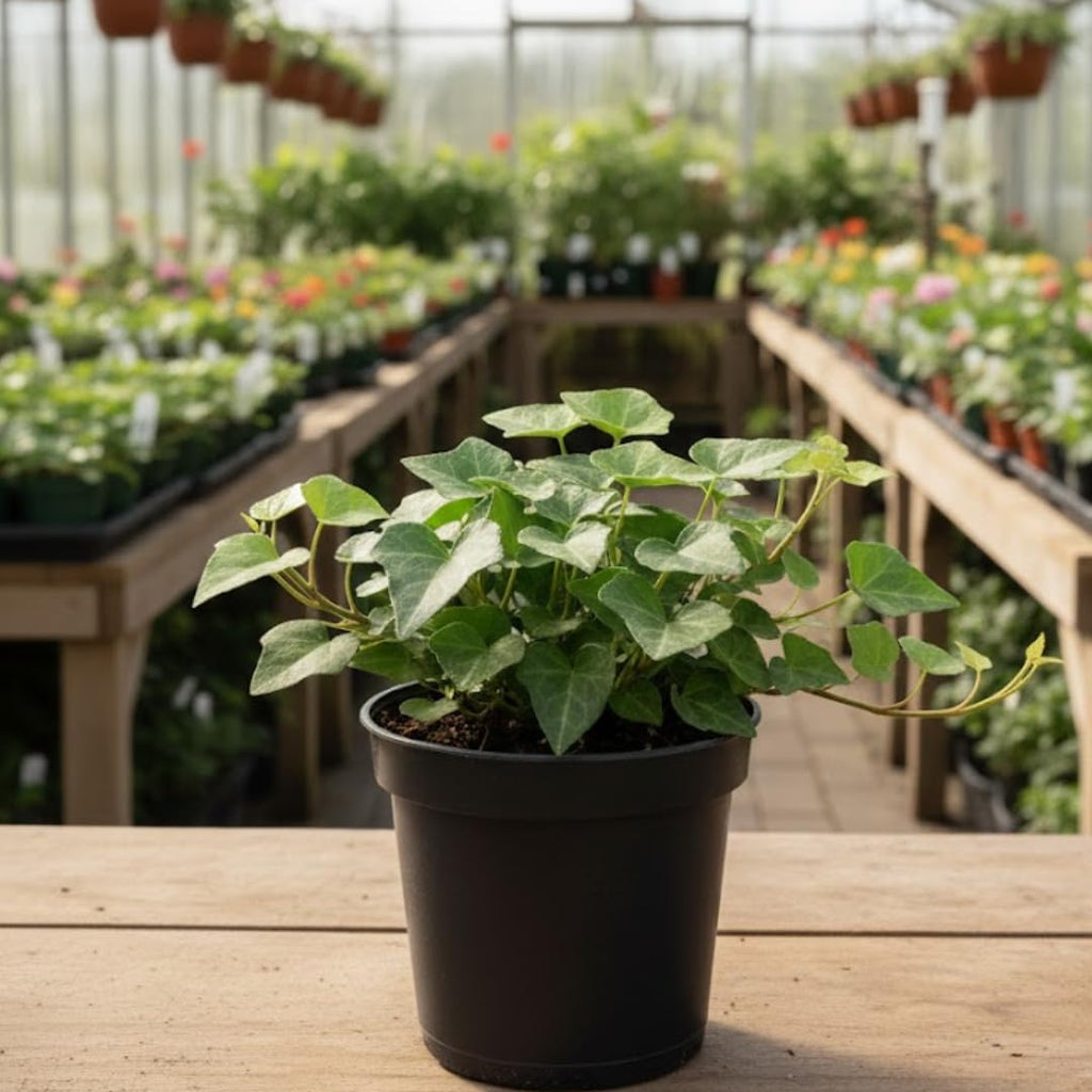 Green English Ivy Live Plant in 4” Inch Pot | Classic English Ivy Indoor Plant with Green Foliage | Easy-Care Trailing Houseplant for Shelves, Desks, Hanging Baskets & Home Décor