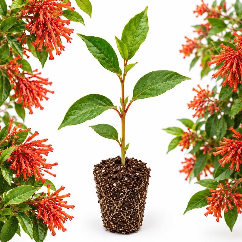 Mexican Firebush Plant Live