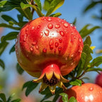 Pomegranate Plant Live | 30-36 Inches Tall Tree | Farfianka Pomegranate Fruit Plant | Sweet, Juicy Red Pomegranates | Hardy, Fast-Growing Ornamental Fruit Tree for Gardens | No Ship to CA,HI,AK