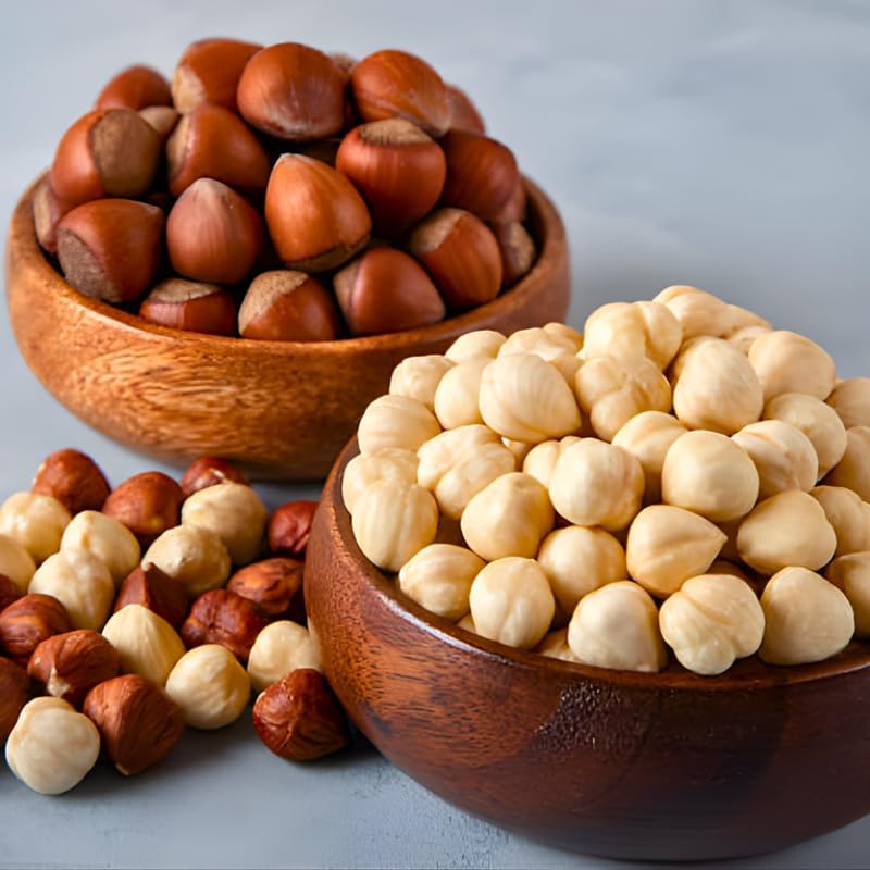 3 Hazelnut Trees Live Plants, Hazelnut Tree 12–14 Inch, Nut-Bearing Plant for Outdoor Gardens, Edible Landscaping and Home Orchard Use