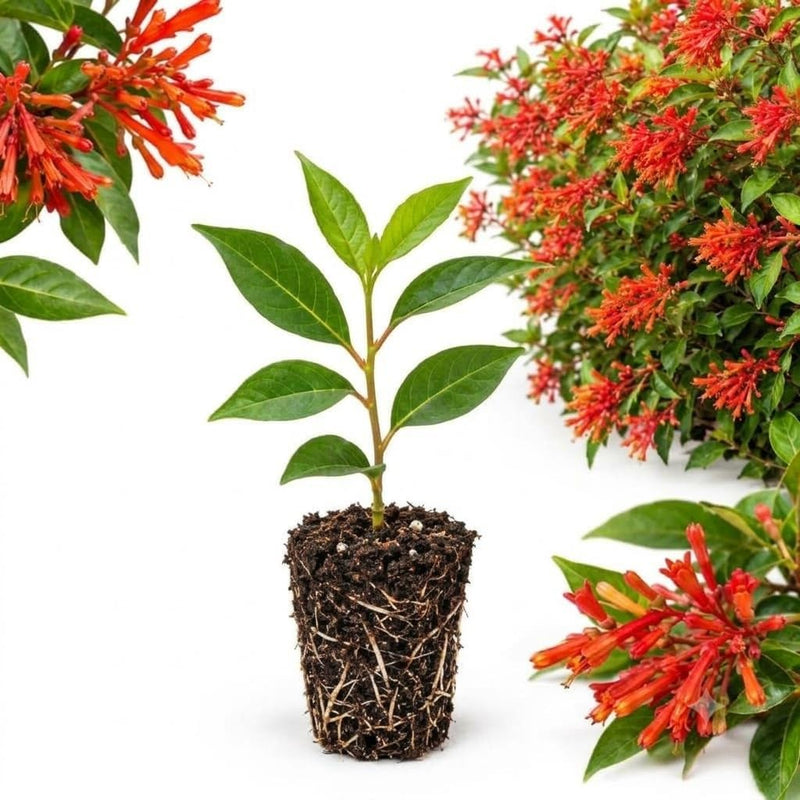 Fire Bush Live Plant Bare Root (Hamelia Patens)