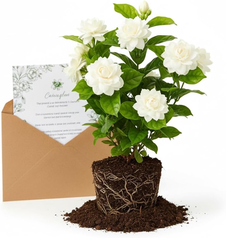 Grand Duke Jasmine Live Plant – 4–5 Inch Tall Tuscany Jasmine | Fragrant Flowering Houseplant | Gift Story Card Included | Friendship & New Home Gift for Women