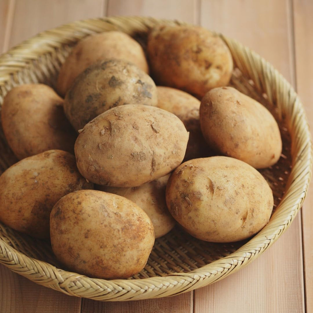 Seed Potatoes Mix - Red - Russet - Yukon Gold, 2 Lbs, Non GMO, Easy To Grow, Heirloom Potato Seeds for Planting Outdoors