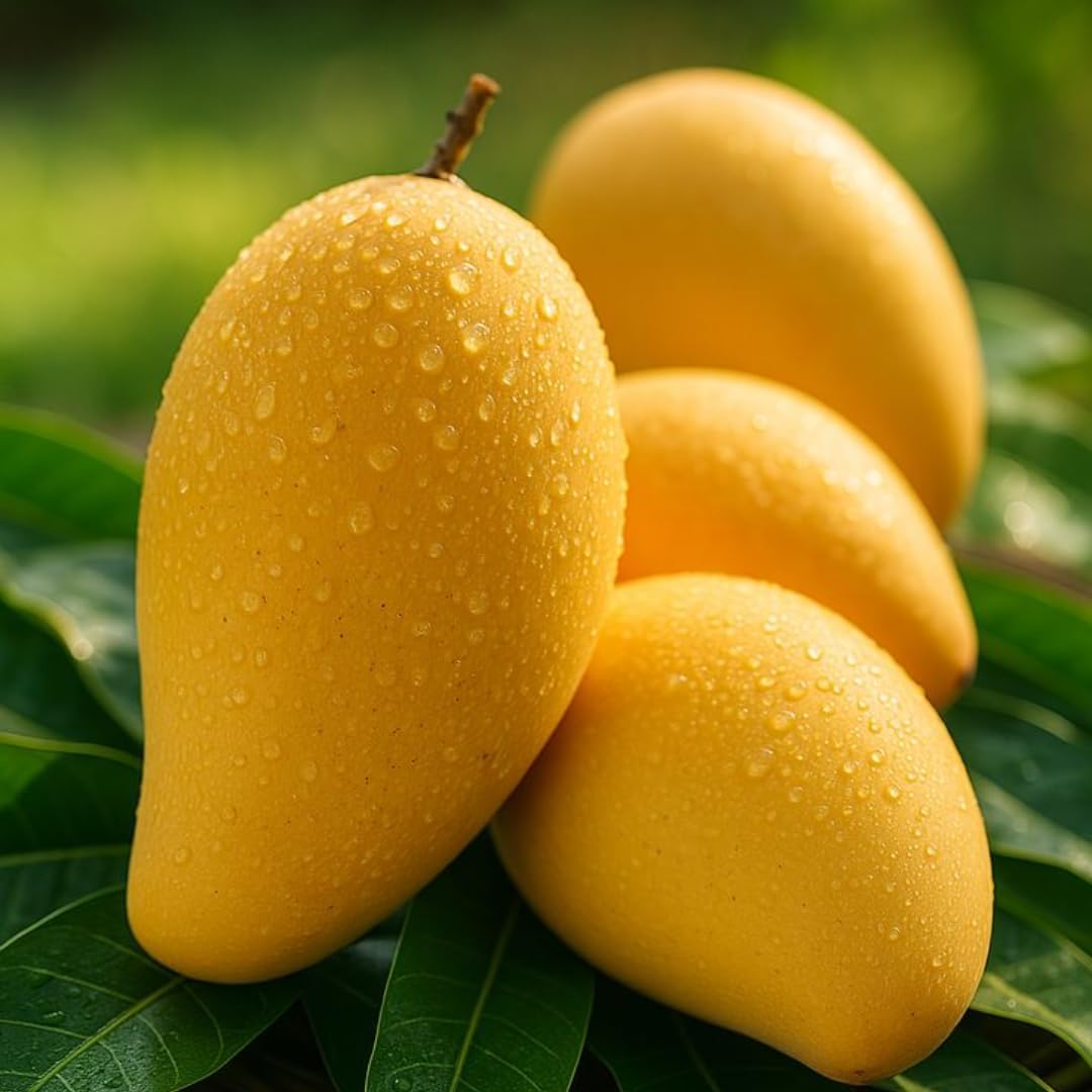 Grafted NAM Doc Mai Yellow Mango Plant 2.5–3 Ft | Live Mango Fruit Tree | Fast-Growing Tropical Variety for Outdoor Growing & Container Gardening | No Ship to CA,HI,AK