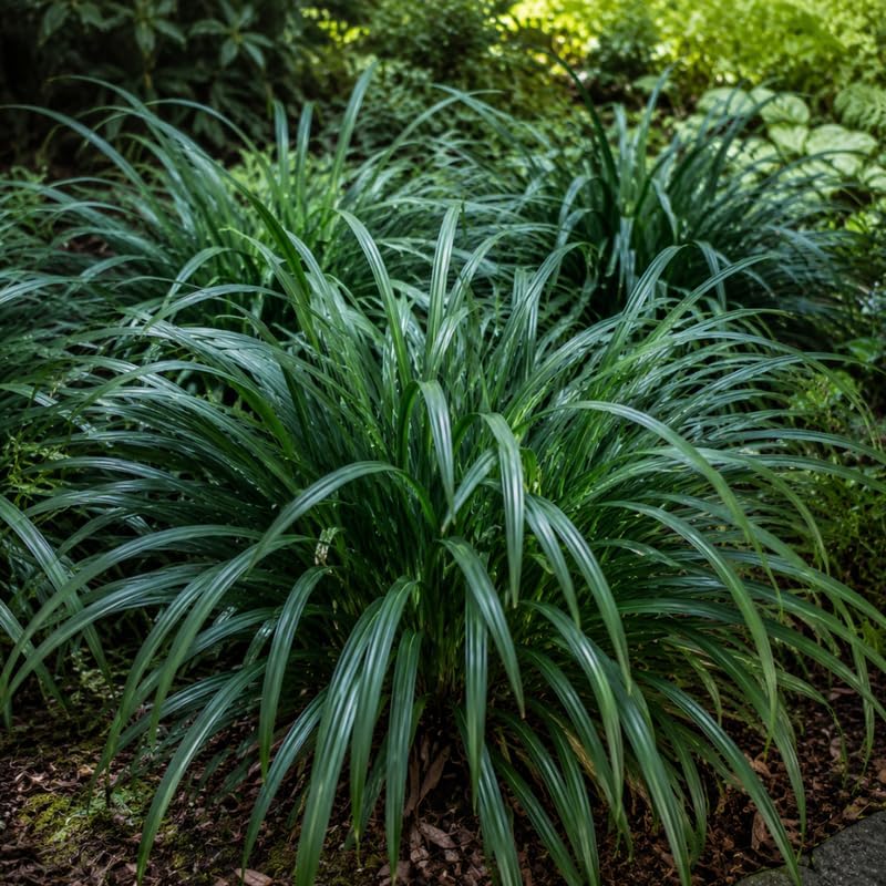 Flax Lily Plants, 4-6 Inch Tall, Grow Robust, Easy to Care Ornamental Foliage for Patio Landscapes