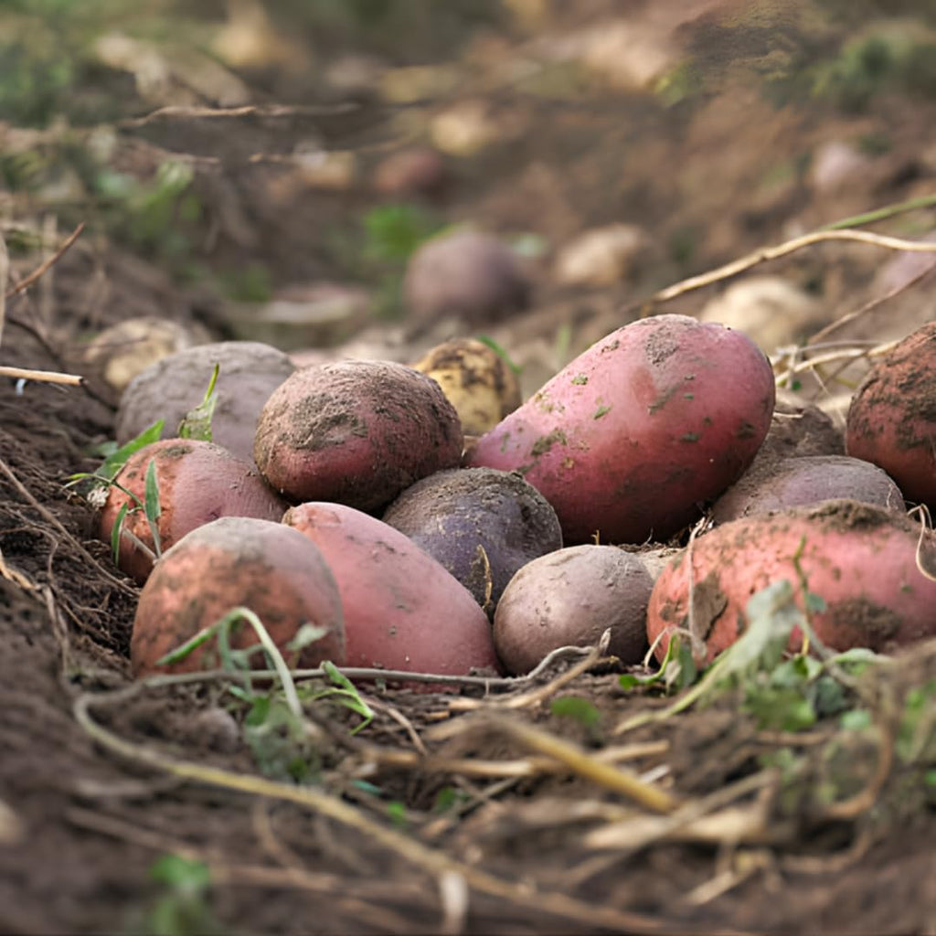 Yukon Gold Seed Potatoes, 2 Lbs, Non GMO, Easy To Grow, Heirloom Potato Seeds for Planting Outdoors