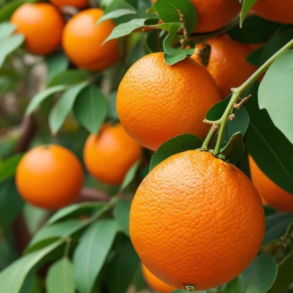 (No Ship to CA,HI,AK) Hamlin Orange Trees Live Plants| 1 Gallon Live Potted Citrus Plant | Sweet Juicy Fruit Tree for Indoor & Outdoor Spaces