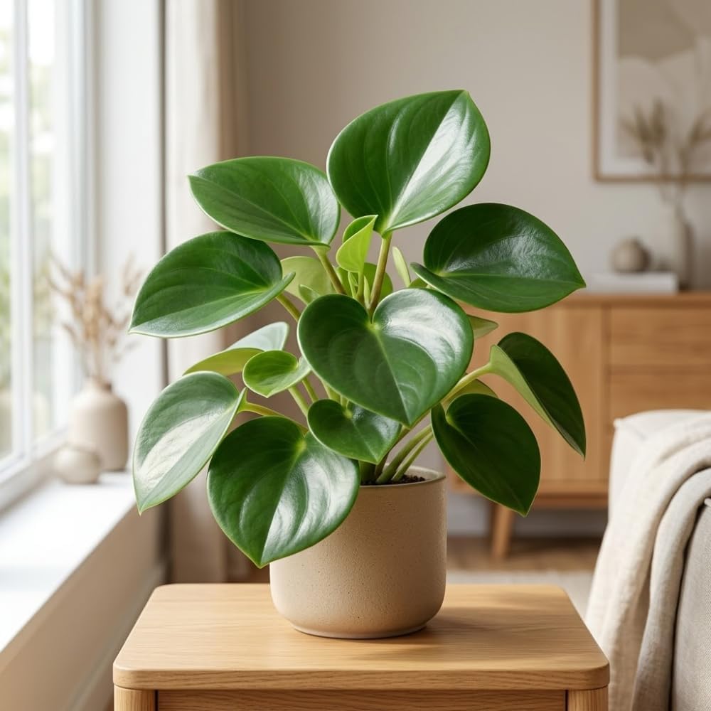 Raindrop Chinese Money Plant, 4" Pot, Stunning Indoor Plant for Home Décor, Robust Pet-Safe Houseplant with Unique Teardrop Leaves, Sturdy Upright Growth