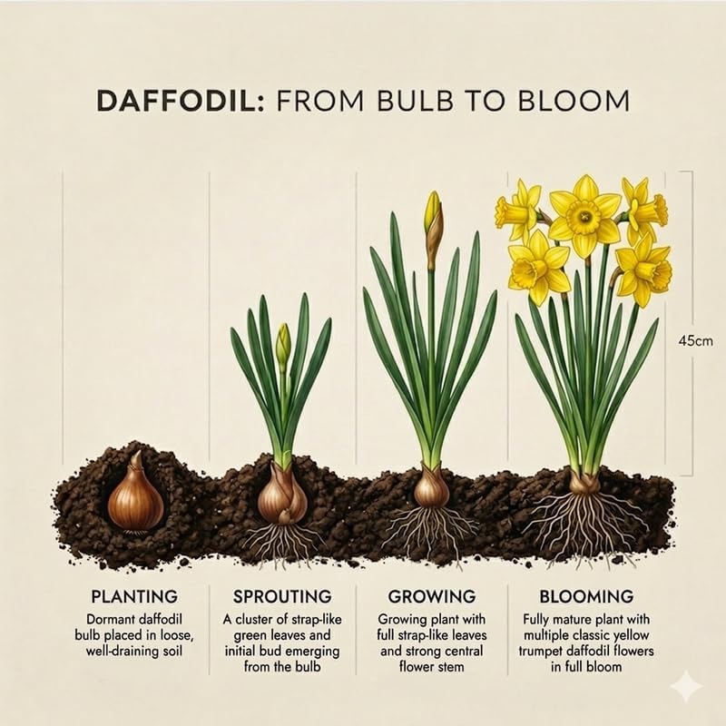 20 Daffodil Bulbs for Planting, Fragrant Mixed Double Daffodils, Hardy Flower Bulbs, Bulk Daffodil Bulbs for Outdoor Garden