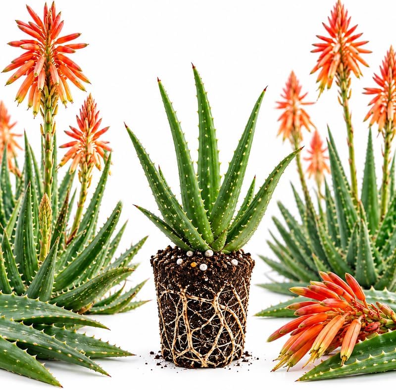 Hedgehog Aloe Plant Live, 3-6" Tall Live Succulent Plant