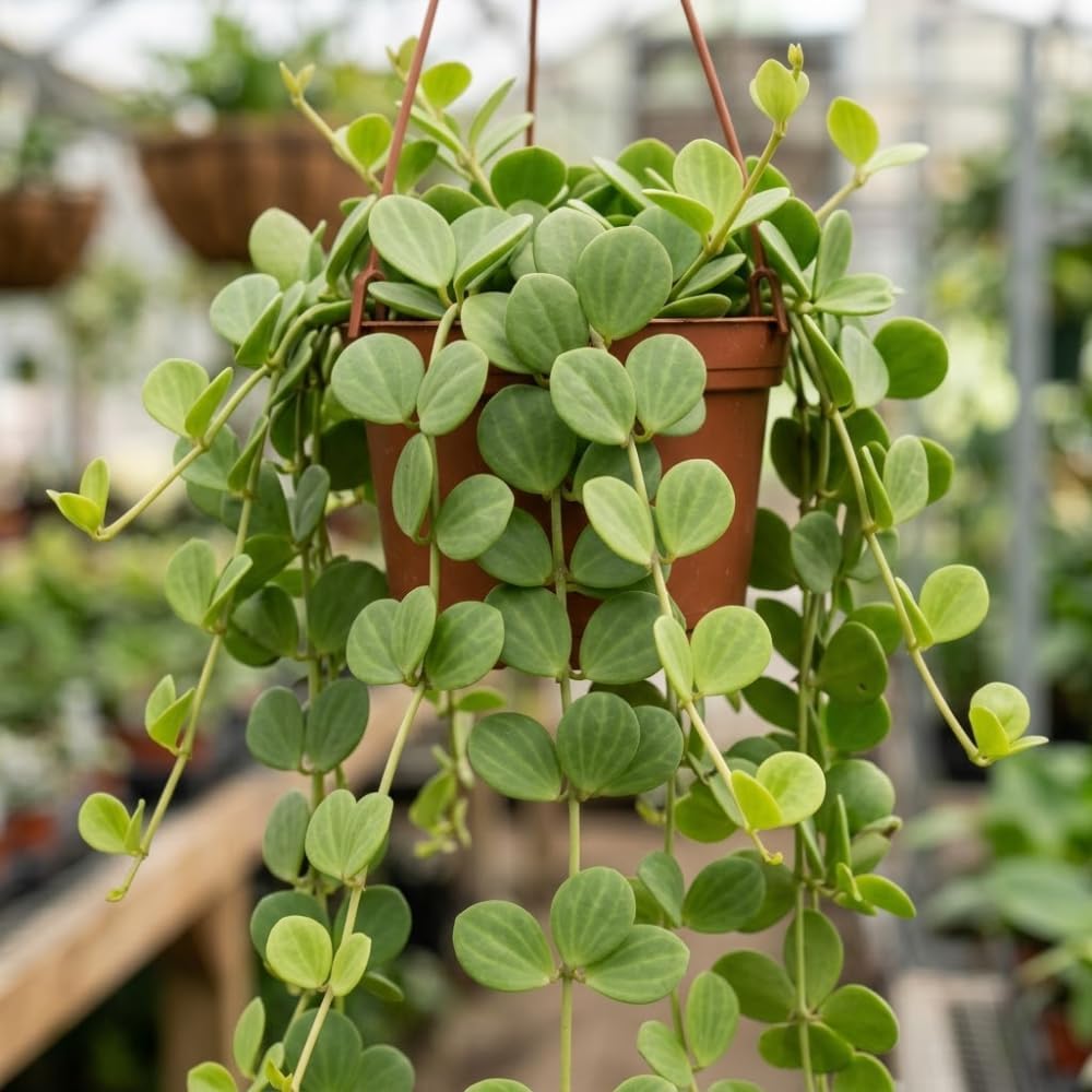 Peperomia Live Plant, Peperomia Hope Houseplant in 4'' Inch Pot, Easy Indoor Plant Live for Shelves, Desks & Small Spaces