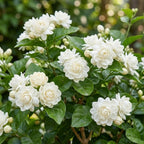 (No Ship to CA,HI,AK) Duke Jasmine Live Plant in 2 Gallon Pot, Vigorous Fragrant Flowering Shrub with Double White Blooms, Sturdy Low Maintenance Plant for Patios & Home Landscapes
