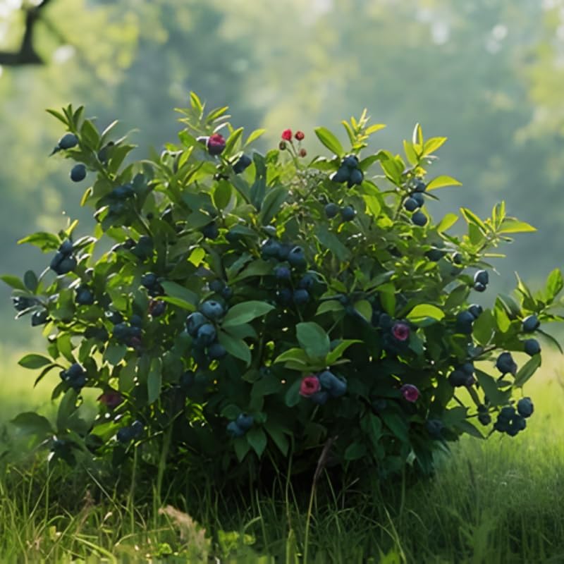 Huckleberry Plants Live for Planting, 3-4 Inch Bare Root Seedlings, Low Maintenance Native Fruit Shrub, Robust Well-Rooted Plants