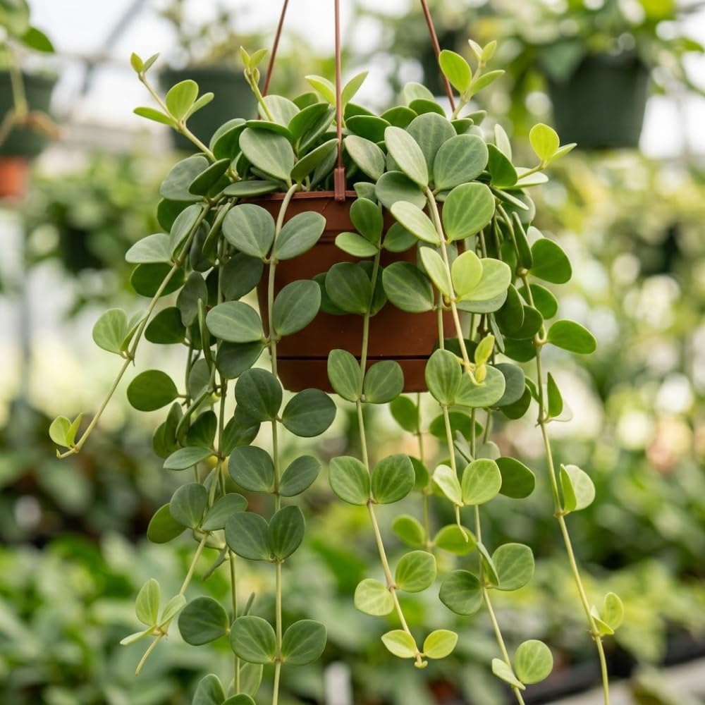Peperomia Hope Plant in 4'' Inch Pot, Low-Maintenance Peperomia Live Plant, Ideal Plant for Home & Office