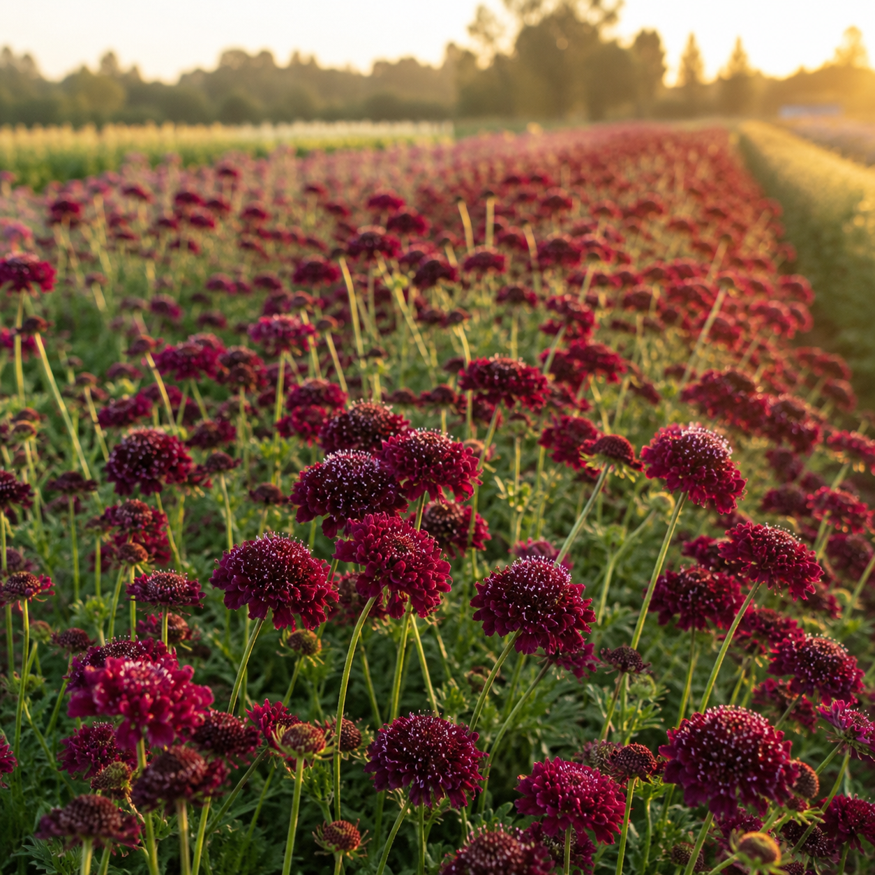 100 Scabiosa Seeds, Non-GMO, Heirloom Pincushion Flower Seeds, Tall and Sturdy Stems with Long-Lasting Elegant Blooms, Ideal for Borders & Backyard Pollinator Gardens