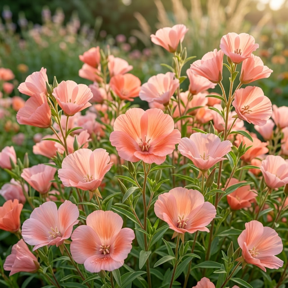 150 Pcs Salmon Clarkia Seeds, Vigorous, Cool-Weather Plants, Grow Robust Ruffled Blooms for Outdoor Landscapes