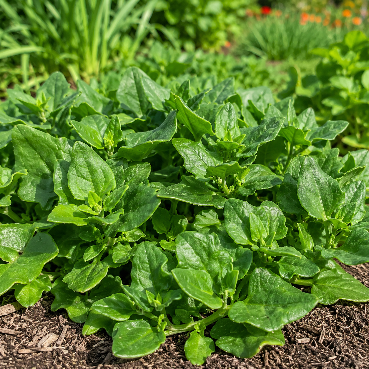 150 Pcs New Zealand Spinach Seeds, Non GMO, Heirloom, Easy Care Vegetable Gardening Seeds, for Raised Beds, Pots & Containers