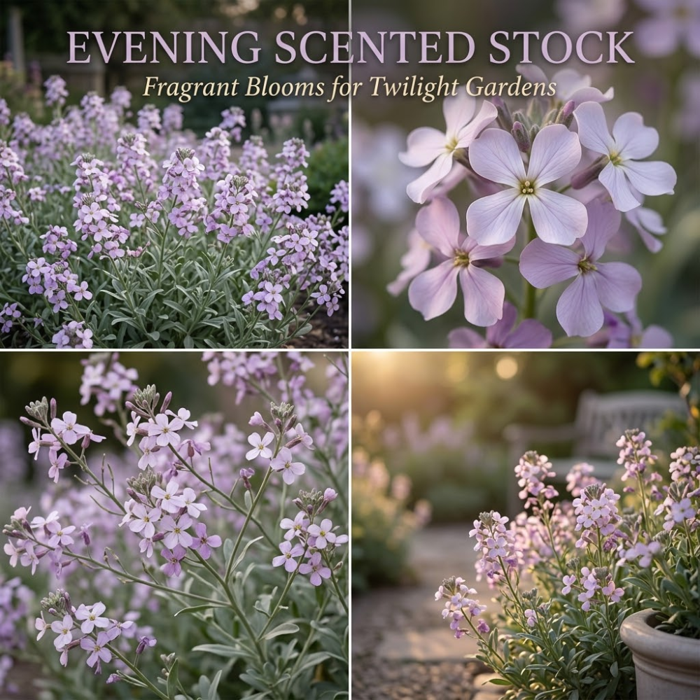 5000 Pcs Evening Scented Stock Seeds, Heirloom Matthiola Longipetala for Planting, Fast-Growing Aromatic Plants for Moon Gardens