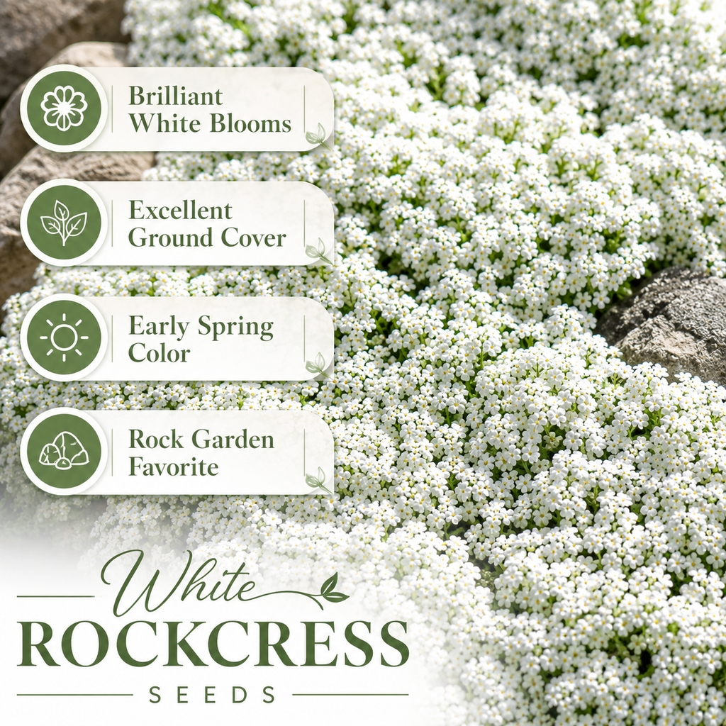 300 Purple Rockcress Seeds for Planting, Non-GMO Aubrieta deltoidea Seeds, Heirloom, Vibrant Perennial Flower Cascading Ground Cover, for Rock Gardens