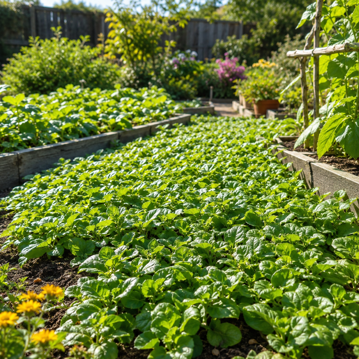 150 Pcs New Zealand Spinach Seeds, Non GMO, Heirloom, Easy Care Vegetable Gardening Seeds, for Raised Beds, Pots & Containers