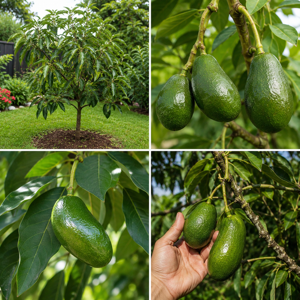 Avocado Tree Live Plants | Russell Avocado Trees Live Plants 30–36 Inch Tall | Potted Fruit Tree for Outdoor Growing & Backyard Gardens (No Ship to CA,HI,AK)