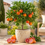 Fresh Blood Oranges Live Plants | 1 Gallon Live Citrus Plant | Hardy Easy-Grow Edible Fruit Tree for Home Gardens & Patios (No Ship to CA,HI,AK)