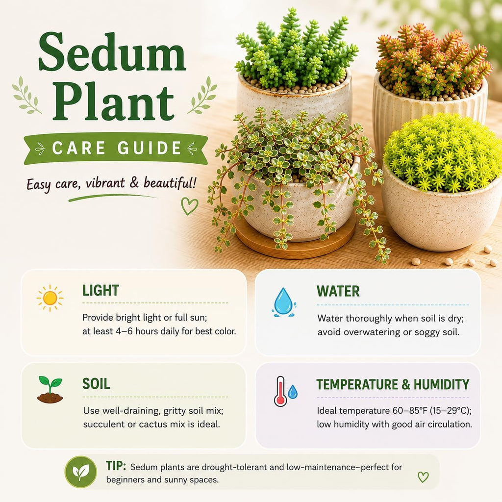 2 Sedum Dasyphyllum Minor Succulent Plants, 4 Inch Pot Sedum Plant Live, Hardy, Easy Care Indoor Houseplant, Ideal for Home Décor & Gifts