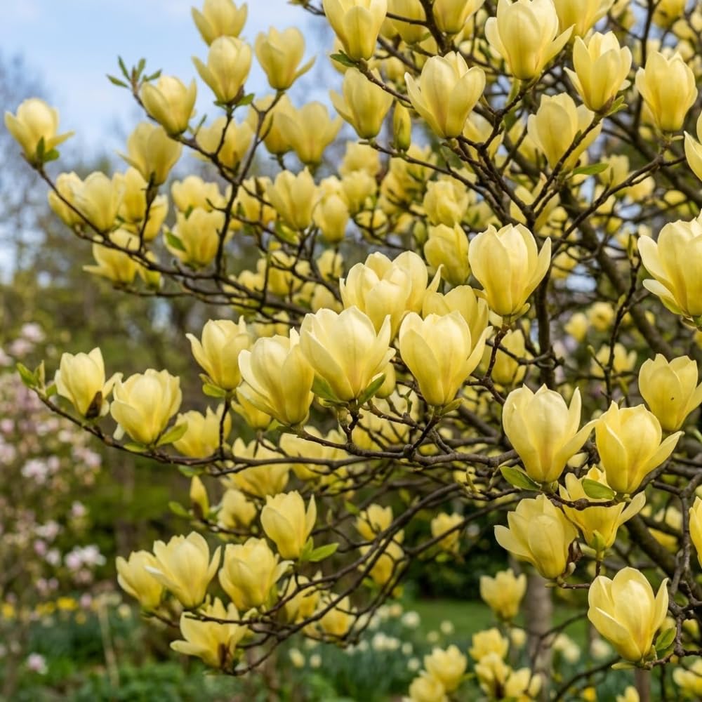 Ann Magnolia Tree Live, 12-18 Inch Tall in 2.5 Inch Pot, Low Maintenance Fragrant Multi-Petal Flowering Shrub for Small Yards and Focal Points