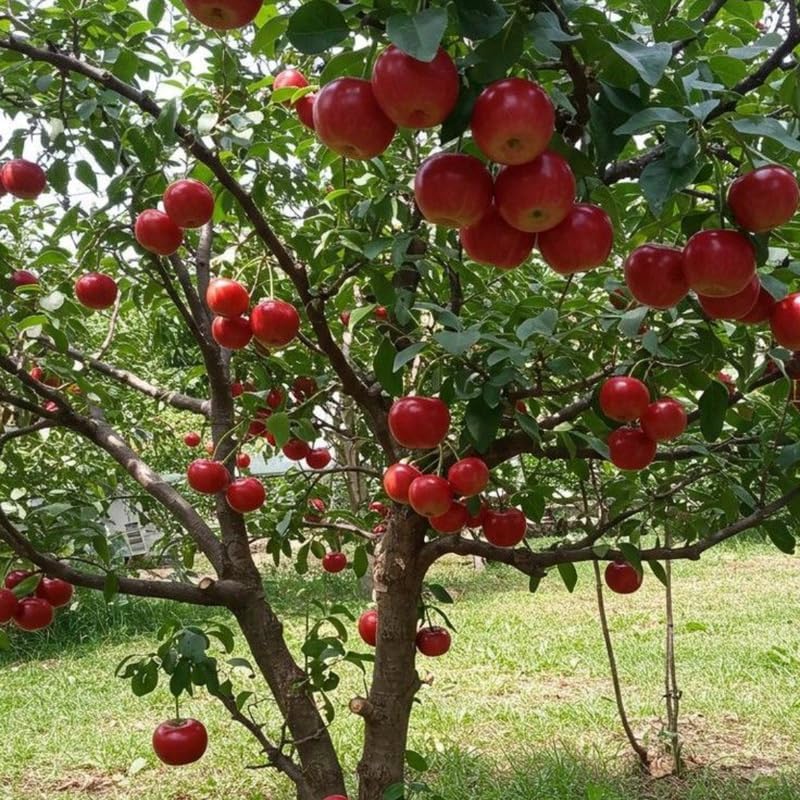 Salavatski Pomegranate Tree Live Plant in 4 Inch Pot | Vibrant Live Pomegranate Plant for Planting in Pots or Ground | Easy-Grow Fruit Tree for Gardeners, Yards & Home Orchards