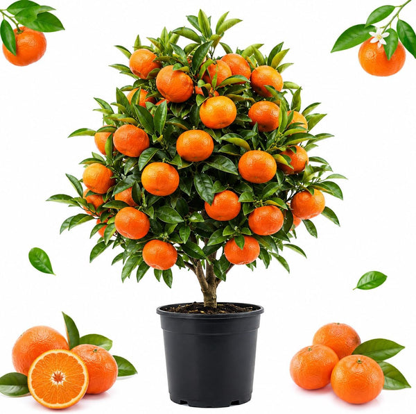 Sunburst Tangerine Orange Trees Live Plants, 1 Gallon Pot, 1-2 Feet Live Potted Citrus Plant, Sweet Juicy Fruit Tree for Indoor & Outdoor Spaces (No Ship to CA, HI, AK)
