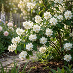 Mock Orange Plant, 4-6" Tall Shrub, Vigorous Deciduous Bush with Intoxicating Fragrance for Backyard Foundation Planting & Garden Borders
