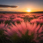 2 Pink Muhly Grass Live Plants, 4-Inch Height, Easy to Grow, Low Maintenance, Decorative Grasses with Soft Pink Flower for Garden Borders & Landscape Accents