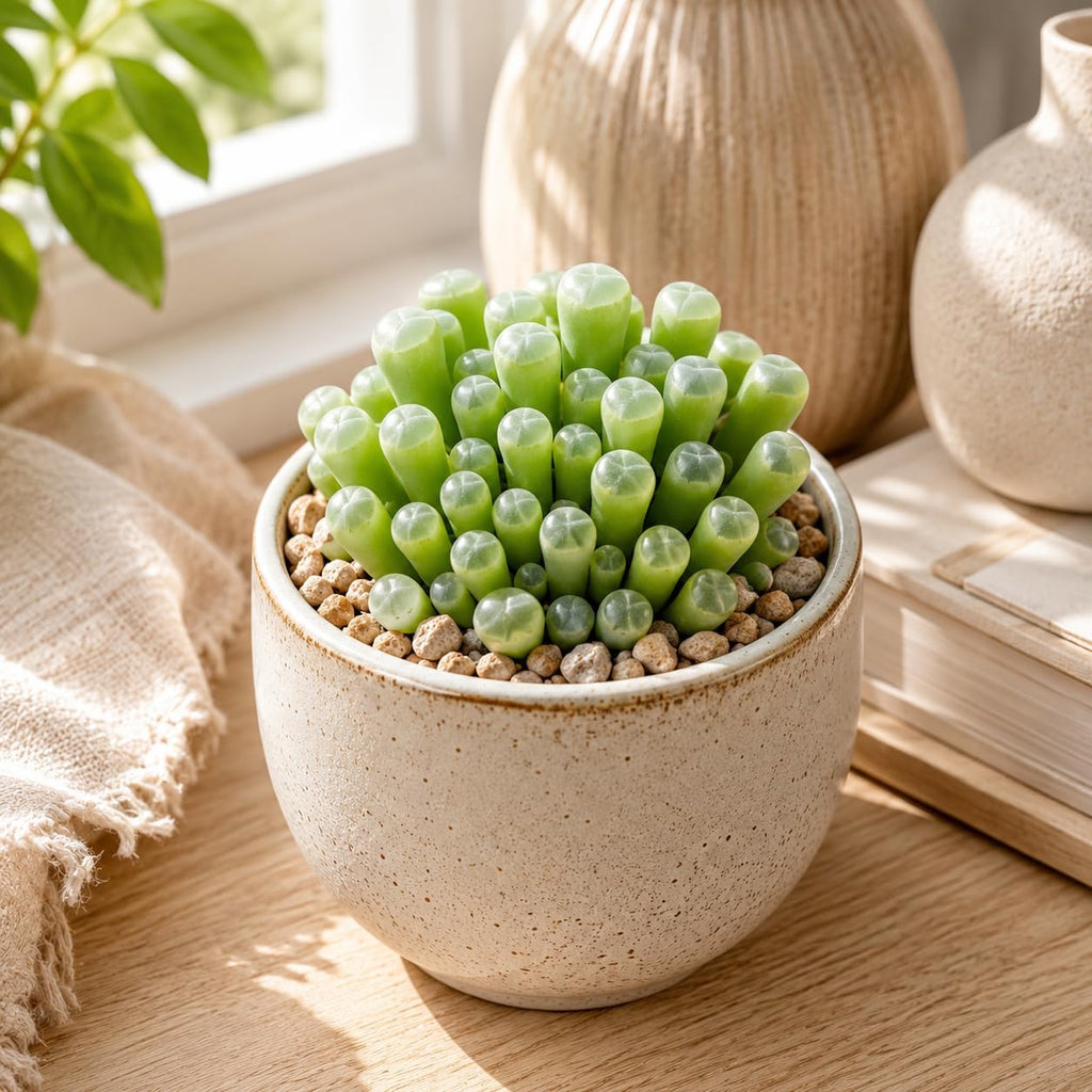 2 Baby Toes Succulents Plants Live, 4 Inch Pot, Vibrant Succulent Live, Air-Purifying, Low Maintenance, Perfect for Home and Office Décor