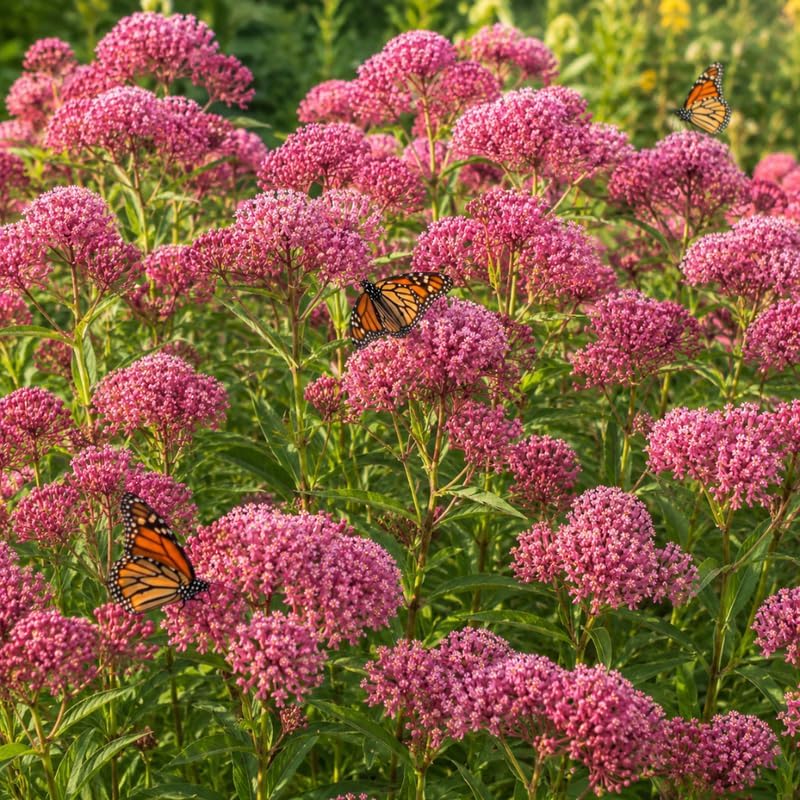 Milkweed Plant Live, Well-Rooted 4-6" Potted Plant, Cold-Hardy Butterfly Host Plant for Sunny Patios and Landscapes