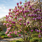 (No Ship to CA,HI,AK) Jane Magnolia Tree Live Plant, 3 Feet Tall in 3 Gallon Pot, Vigorous Cold-Hardy Deciduous Shrub, Sturdy Low Maintenance Plant for Pink Spring Blooms & Garden Landscapes