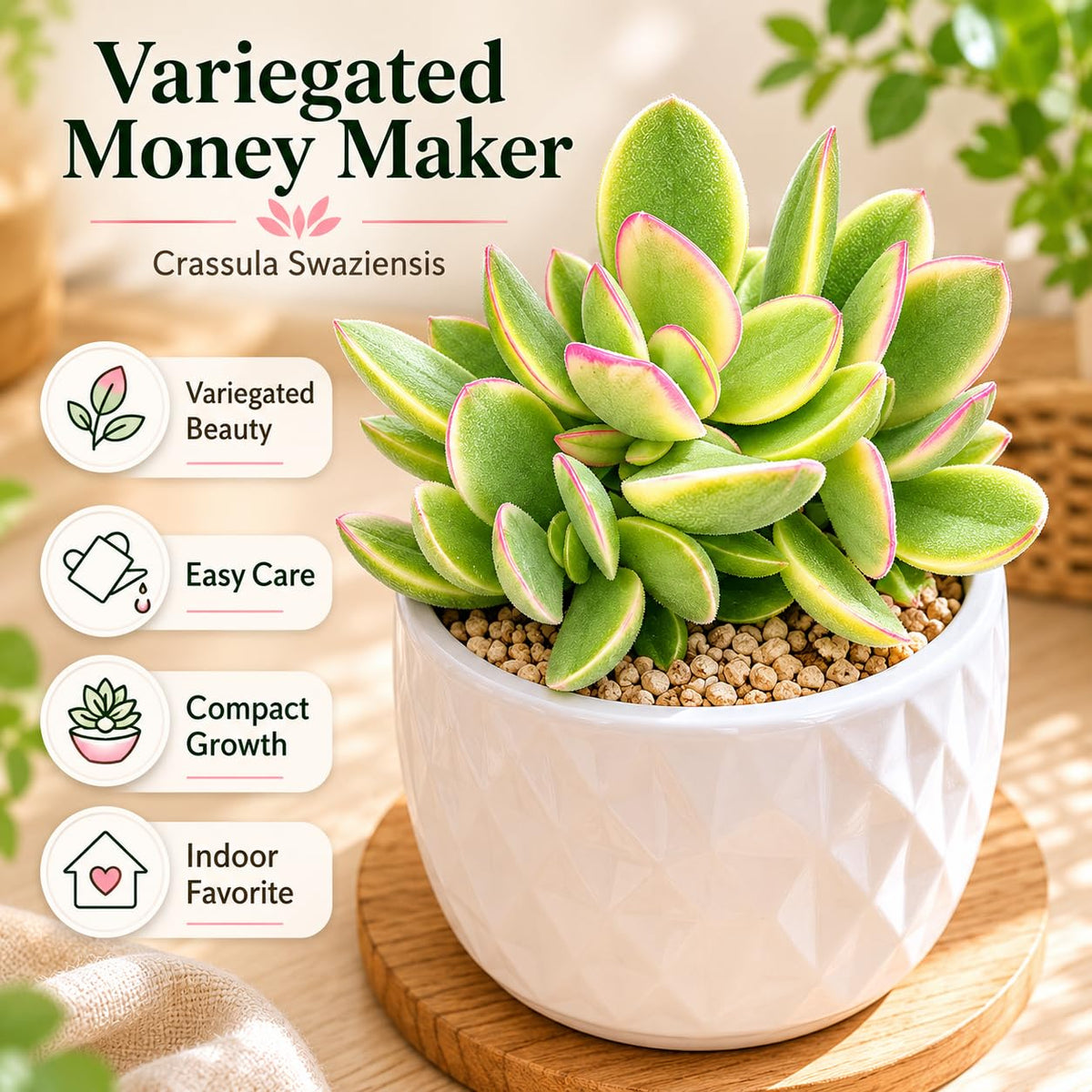 2 Echeveria Chroma Succulent Plants Live, 2 Inch Pot, Rare Live Succulent, Easy Care, Vibrant Color Indoor Houseplant for Home, Office Décor, Small Spaces & Gifts