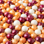 Mixed Onion Sets Red - White and Yellow, Heirloom, Non-GMO Onion Bulbs Plant, Easy to Grow, High Yield Vegetable Bulbs, Not Seeds