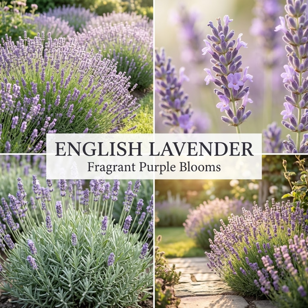 2 Pack English Lavender Seeds for Planting Outdoor (400 Seeds), High Germination Herb Seeds, Robust Low Maintenance Aromatic Flowers for Garden Borders