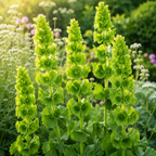 50 Pcs Bells of Ireland Seeds (Moluccella Laevis), Non-GMO Highly Fragrant Shellflower Seed, Long-Lasting Cut Flowers, for Pots, Containers, and Gardens