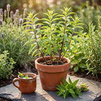 2 Lemon Verbena Plant, 4-Inch Tall Starter Herb, Non-GMO, Fast Growing Edible Herbs, Lemon Verbena Live Plant for Outdoor Garden Planting