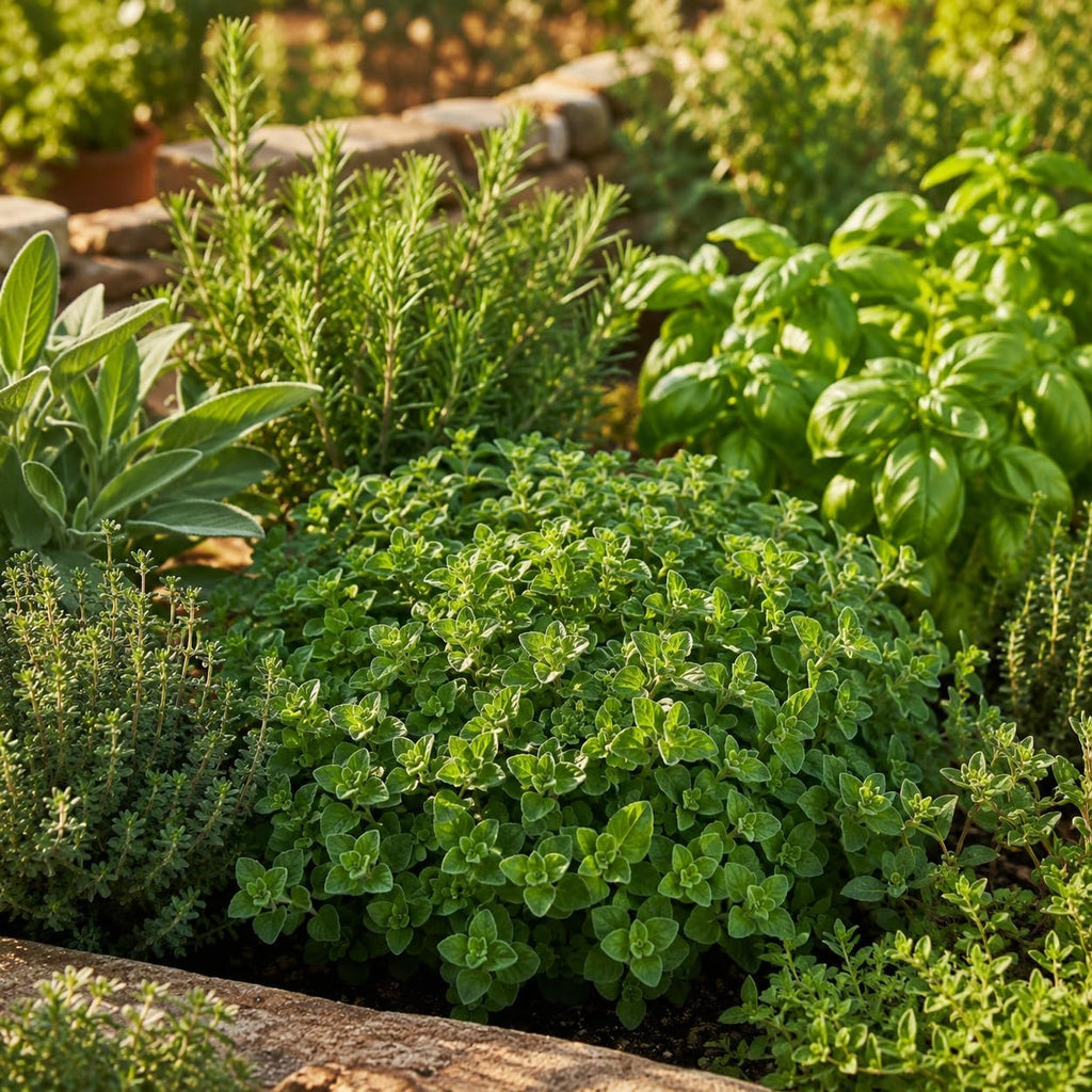 2 Hot & Spicy Oregano Plants Live for Planting, 3" Pot, Non GMO Oregano Plant, Drought Tolerant, Aromatic Perennial Herb Plant, for Vegetable Garden