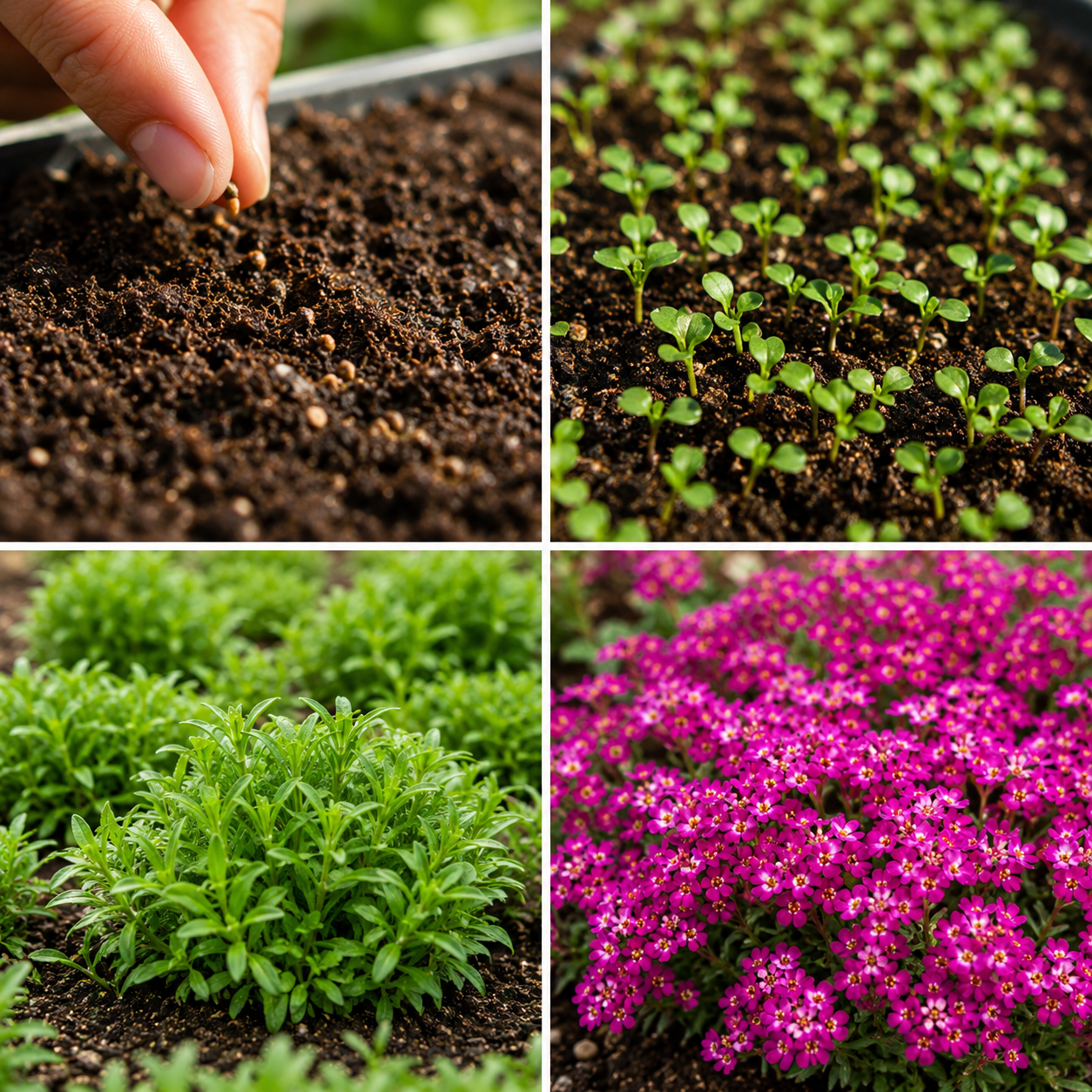 150 Deep Rose Alyssum Seeds, Non-GMO, Easy Care, Drought Tolerant Flower Seed for Backyard Gardens & Landscaping