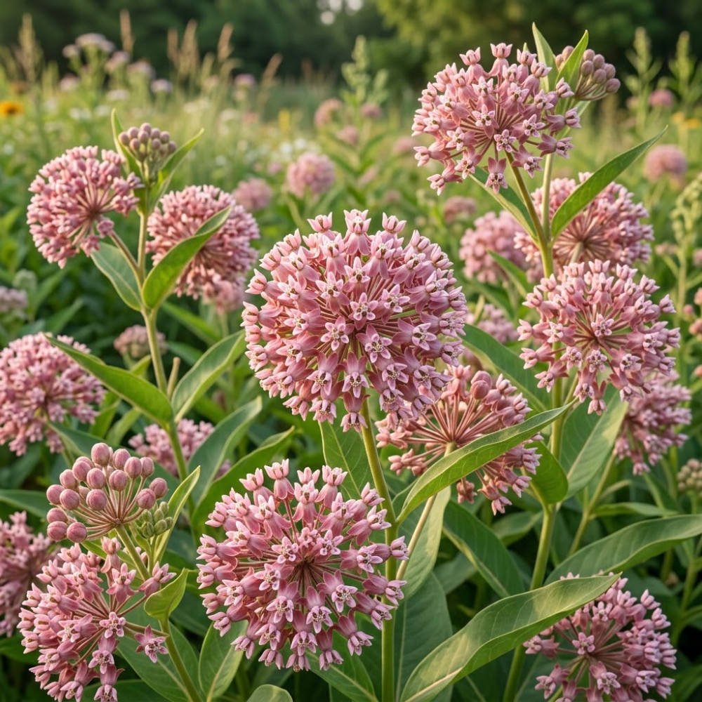 40 Pcs Milkweed Seeds for Planting, Non-GMO Prairie Milkweed for Outdoor Gardens, Sturdy Growth