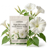 45 Pcs Night Blooming Moon Flower Seeds for Planting, Non-GMO Floral Vines for Outdoor Gardens, Sturdy Climbing Stems for Evening Gardens