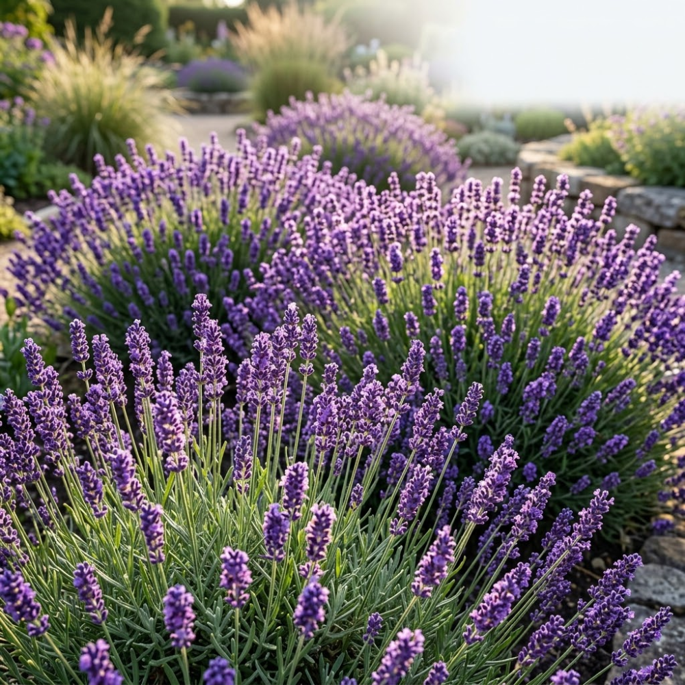 2 Pack English Lavender Seeds for Planting Outdoor (400 Seeds), High Germination Herb Seeds, Robust Low Maintenance Aromatic Flowers for Garden Borders