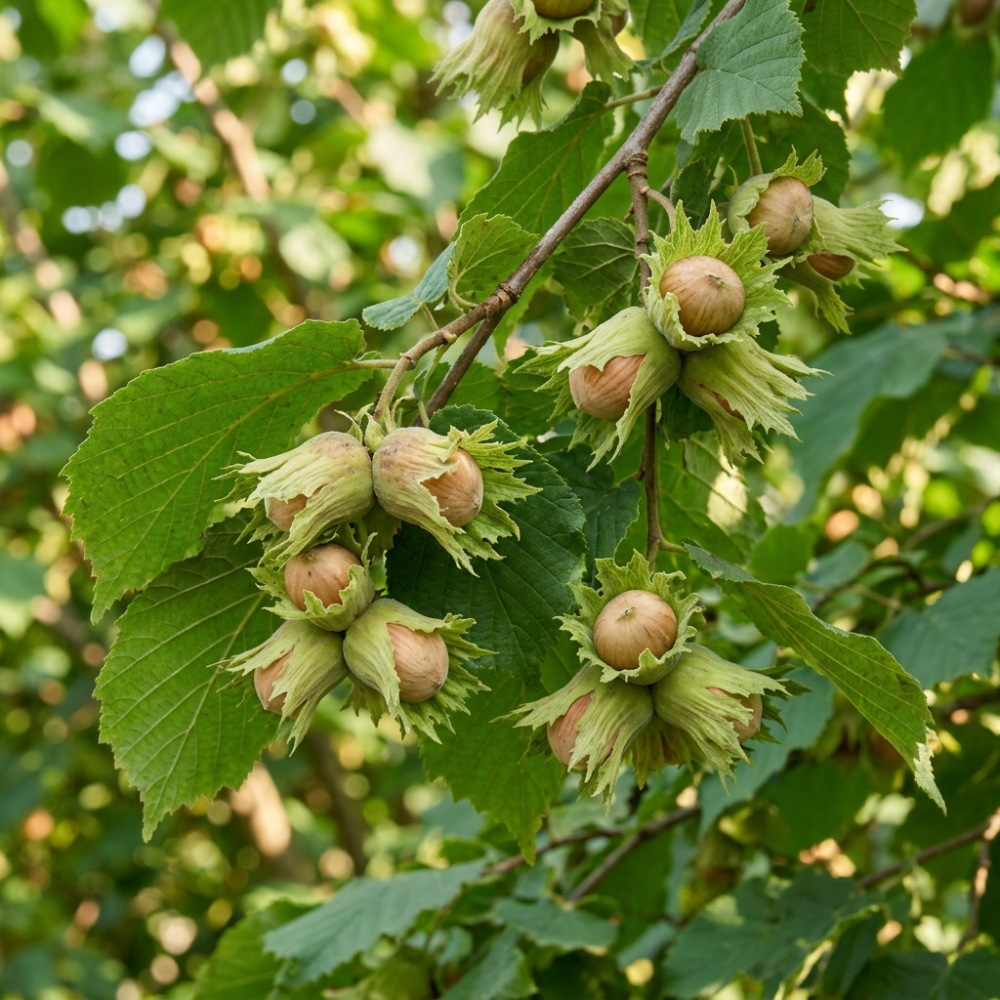 (No Ship to CA,HI,AK) Hazelnut Tree Live Plant, 2-3 Ft Tall in 3 Gallons Pot, Edible Nut Tree for Backyard Planting, Easy to Grow for Beginners