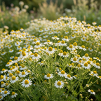 2 Packs German Chamomile Seeds (7000 Seeds), High Germination Herb Seeds for Planting,  Low Maintenance Aromatic Flowers for Sunlit Yard Borders